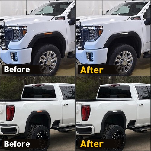 Smoke Lens LED Side Marker Fender Lights for 2020+ GMC Sierra HD 2500 3500 EOA - Picture 10 of 12