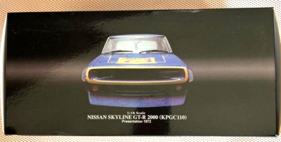 Kyosho 1/18 NISSAN SKYLINE GT-R 2000 (KPGC110) 1972 diecast