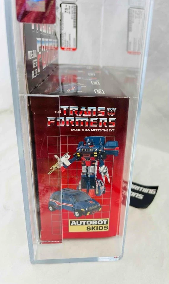 Transformers Original G1 1984 AFA 75+ Skids Pre Rub MOSC MIB 75/90/80 - Image 4 of 4