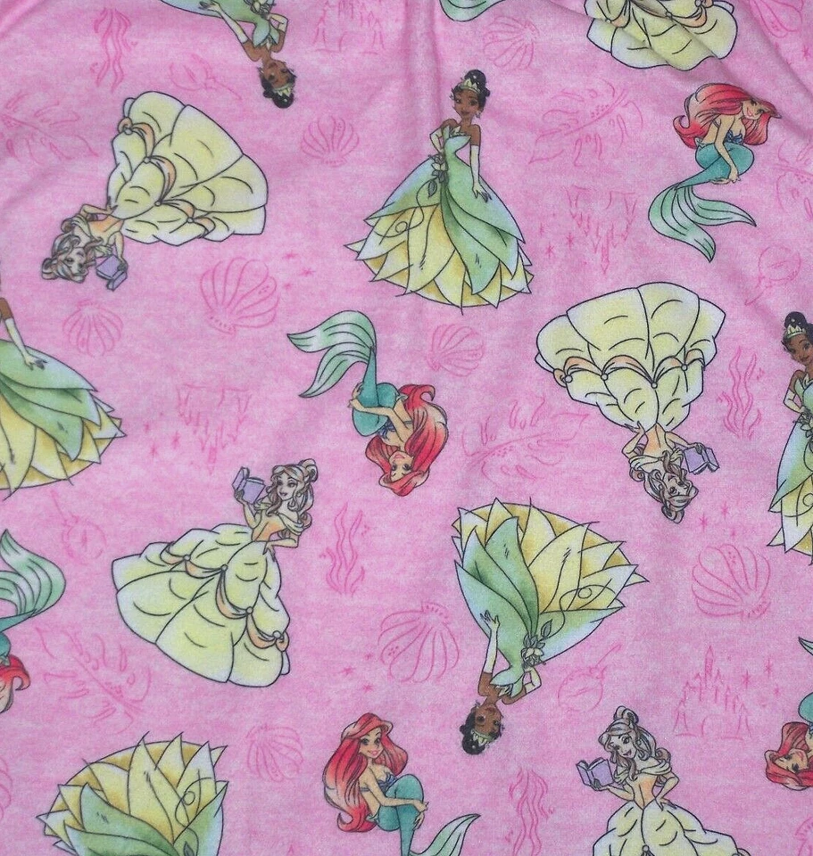 Disney Princesa Franela Abuela Camisón Pijama Ariel Belle Tiana Rosa Nuevo Niña Foto 4 de 4