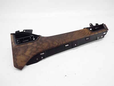 2012-2020 Tesla Model S Right Passenger Dash Trim Air Vents Figured Ash Mata