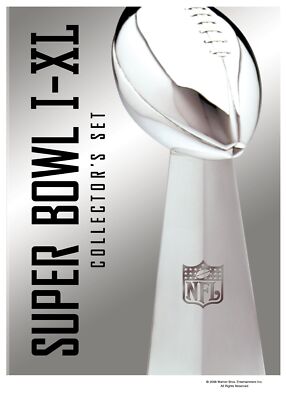 Super Bowl I-XL DVDコレクターズセット 未開封 NFL Super Bowl I-XL Collector's Set | eBay