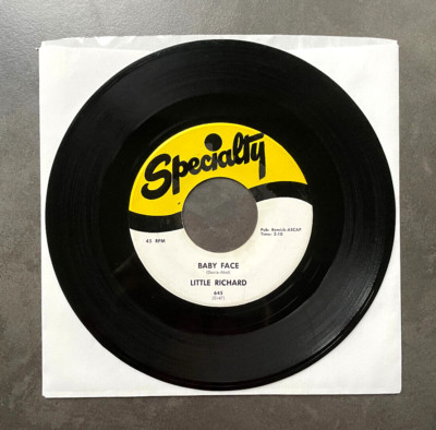 7'' Little Richard - Baby Face / I'll Never Let You Go - US Specialty