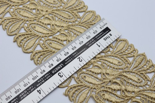 9 Cm Wide 1 Y Daisy Lace Trim Colours Guipure Ideal Embellish Sew on Gota - Picture 23 of 68