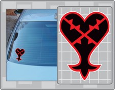 HEARTLESS LOGO from Kingdom Hearts Vinyl Decal Car Laptop Sticker