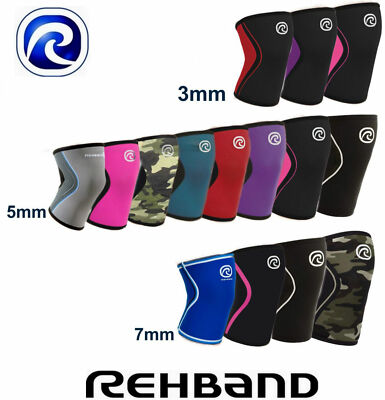 REHBAND Kniestütze RX Line Core Line CrossFit Kniebandage 3mm 5mm 7mm
