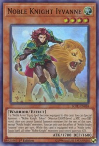 Noble Knight Iyvanne - SOFU-EN088 - Super Rare - 1st Edition x3 - Near Mint