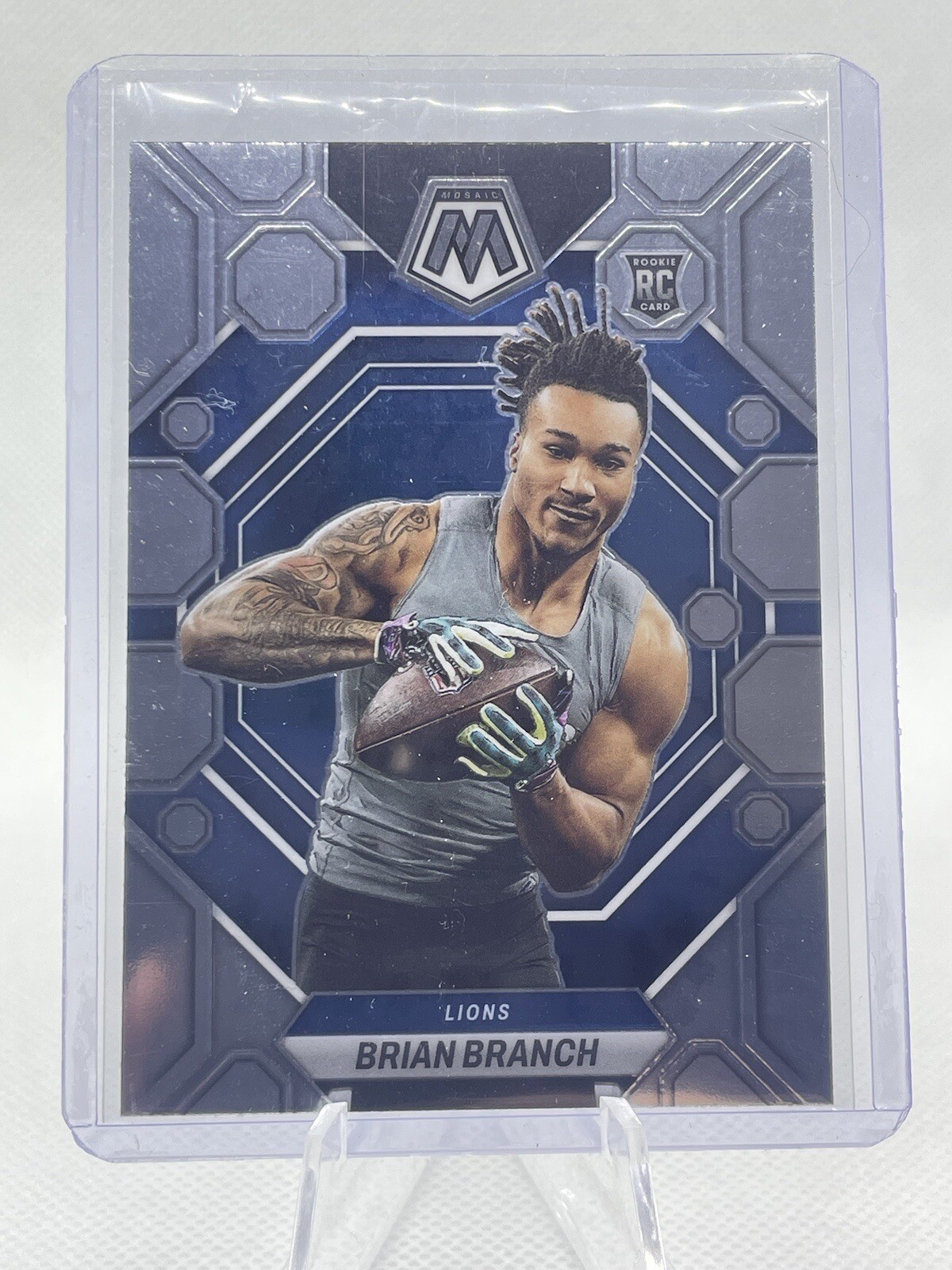 2023 Mosaic Football Brian Branch RC No. 287 Lions