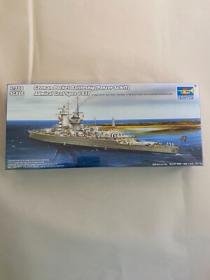 Trumpeter 5773 German Admiral Graf Spee 1937 1/700 Scale Model Kit New ...