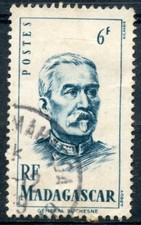 TIMBRE DE MADAGASCAR N° 314 OBLITERE GENERAL DUCHESNE