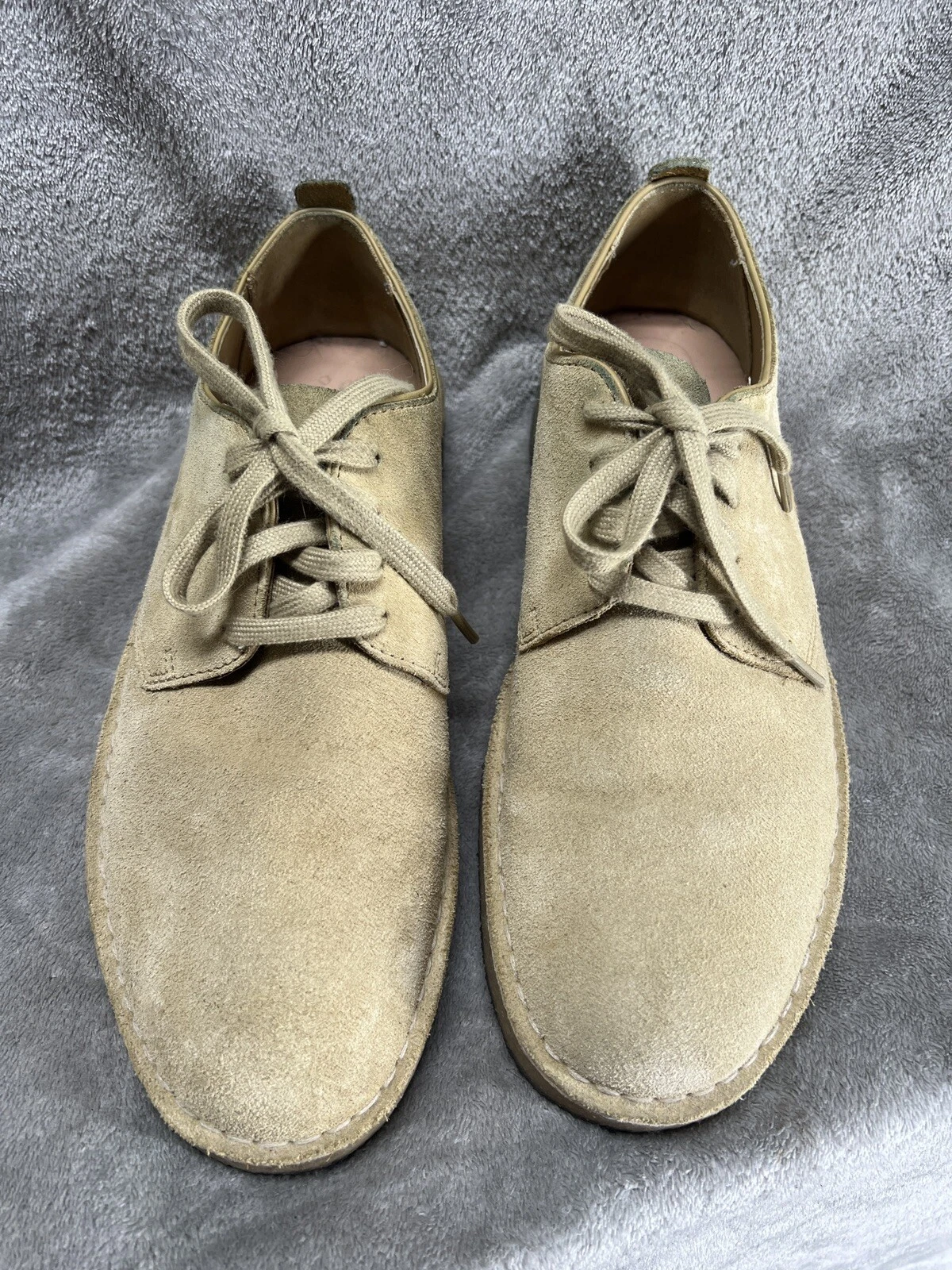 Scarpe Oxford Clarks Originals da uomo 10 5 Coal London in pelle scamosciata acero preppy