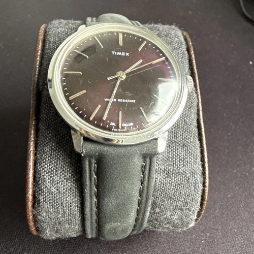 Vintage 1977 Manual Timex Marlin Plum Purple Dial - Great Condition