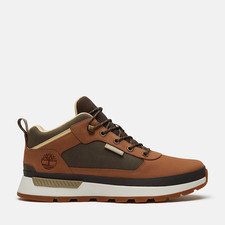 Timberland Field Trekker Mid in Dark Brown and Green All Sizes Limited Stock