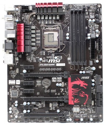 MSI Z77A-GD65 Gaming MS-7751 Intel Z77 ATX Mainboard Sockel 1155 (#13440)