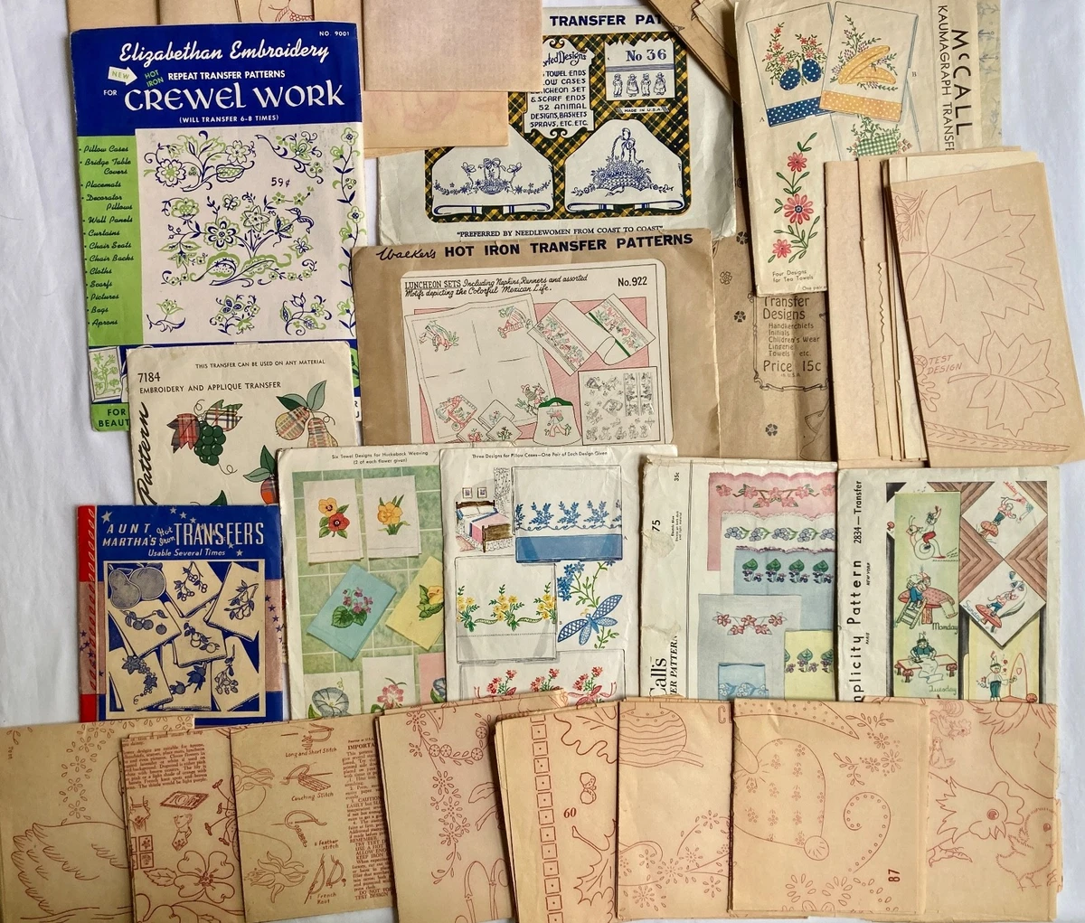 Vintage Original Collectible Sewing Transfers for sale | eBay