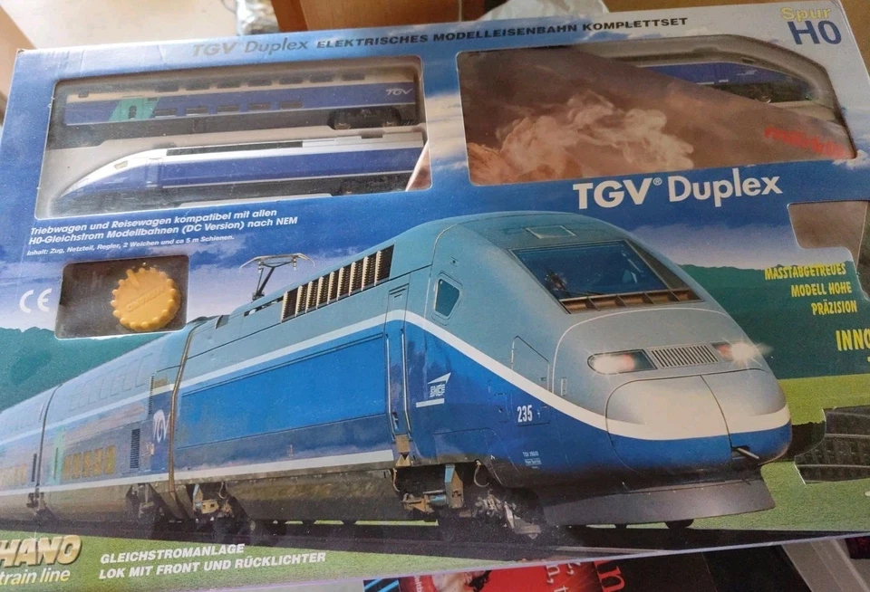 Mehano TGV Duplex Spur HO Startpackung DC Neu in OVP 23134430