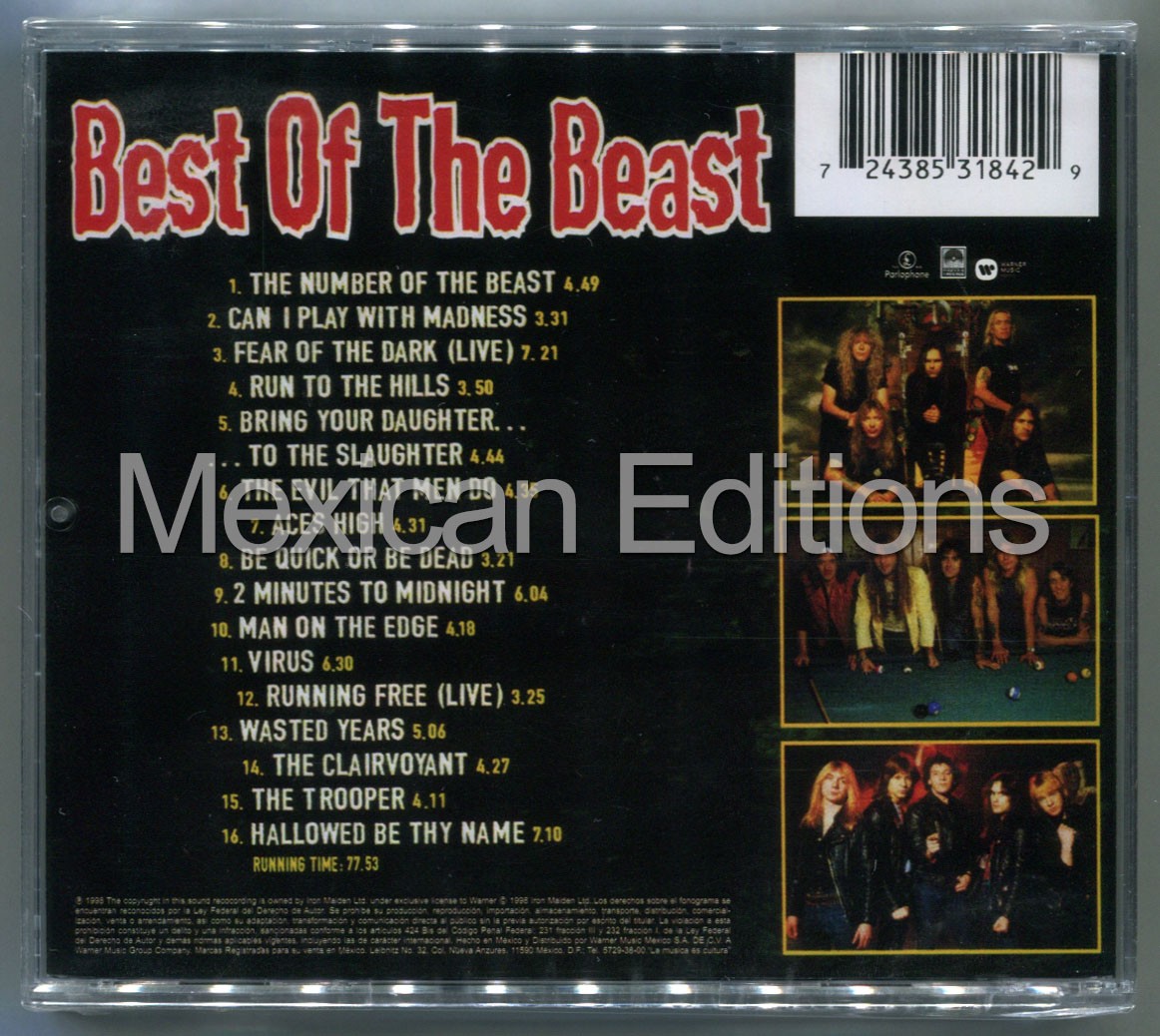 Best of the Beast by Iron Maiden (CD, 2004) for sale online