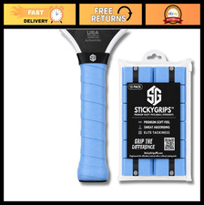 12 Pack Extra Tacky Pickleball Overgrips - Non-Slip, Sweat Absorbent Soft Touch
