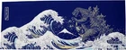 Japanese tenugui Godzilla Print Tenugui　Fuji Navy MADE IN JAPAN