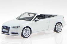 Herpa 1/43 Audi A3 Cabriolet 2013 White Diecast Model Car Minichamps