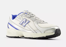 New Balance 740 White Blue Silver Sneakers WOMEN'S SIZE 7 men's size 5-1/2 