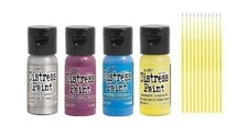 PTP Flash Deals Ranger Tim Holtz Distress Flip-Cap Paint Bundle Sticks TINSMAN