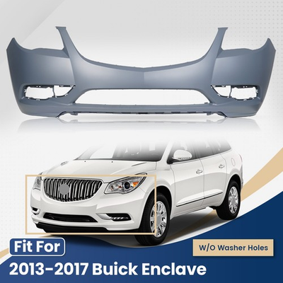 #ad #ad New Primed Front Bumper Cover For 2013 2017 Buick Enclave W O Washer Holes $309.99