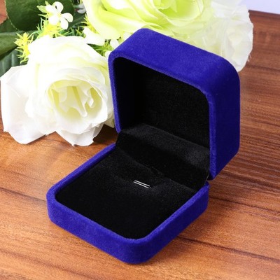Halskette Geschenkbox Armband Uhr Schmuck Lagerorganisator Box (Royal Blue)