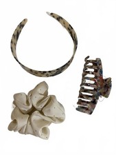 Women's Hair Accessories Set Headband Scrunchie Claw Clip