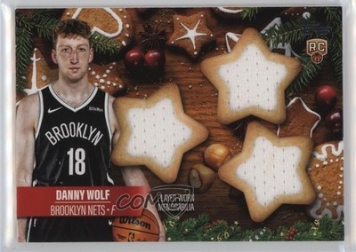 2025-26 Topps Holiday Shaped Relics Danny Wolf #HSR-23 Rookie RC vs3