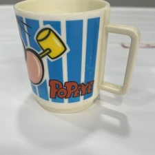 Vintage Deka Popeye Smoking Pipe Mug Cup King Features Syndicate Made in USA 