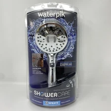Waterpik Shower Care 180 Degree Pivoting Shower Head 5 Spray QBS-563MEB