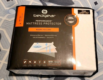 #ad #ad Bedgear King Mattress Protector Dri Tec Airflow Performance $74.95