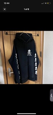 Stussy x Mastermind Japan Exclusive Skull Black Hoodie Size XL