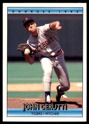 1992 Donruss John Cerutti Detroit Tigers #709