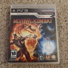 Mortal Kombat (Sony PlayStation 3, 2011) Clean Art, No Manual, Mint Disc