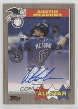 2022 Update 1987 Topps Baseball Gold /25 Austin Meadows #87ASA-AME Auto 12l4