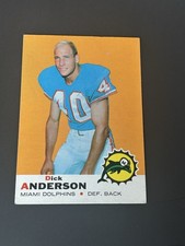 1969 Topps Football #59 Dick Anderson EX Miami Dolphins Colorado Rookie