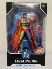 McFarlane DC Multiverse Batman Rainbow Suit Platinum Edition Action Figure