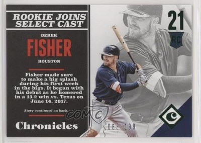 2017 Panini Chronicles Rookies Green 83/199 Derek Fisher #132 Rookie RC 0m8