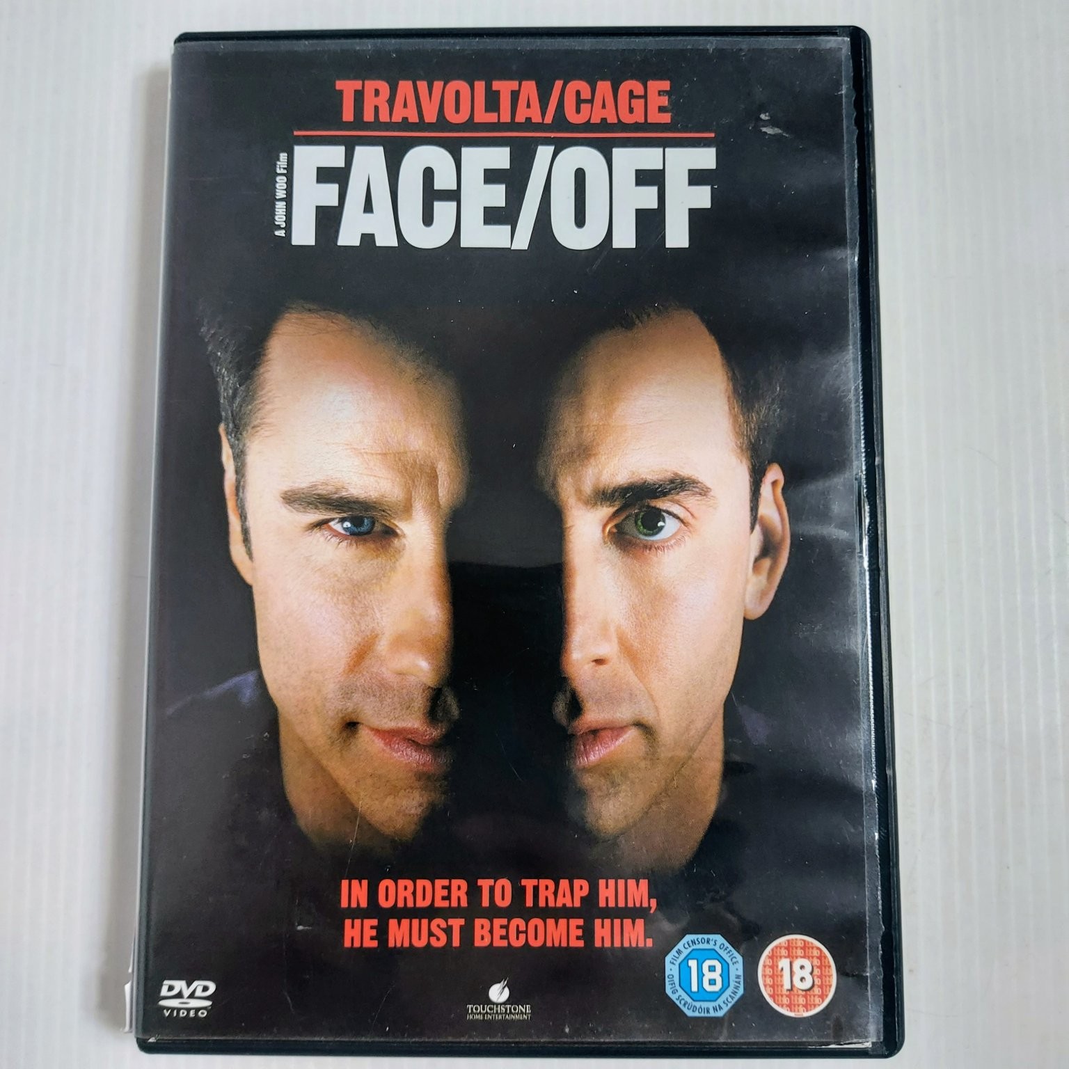 Face/Off DVD John Travolta Nicolas Cage John Woo Action Thriller Film