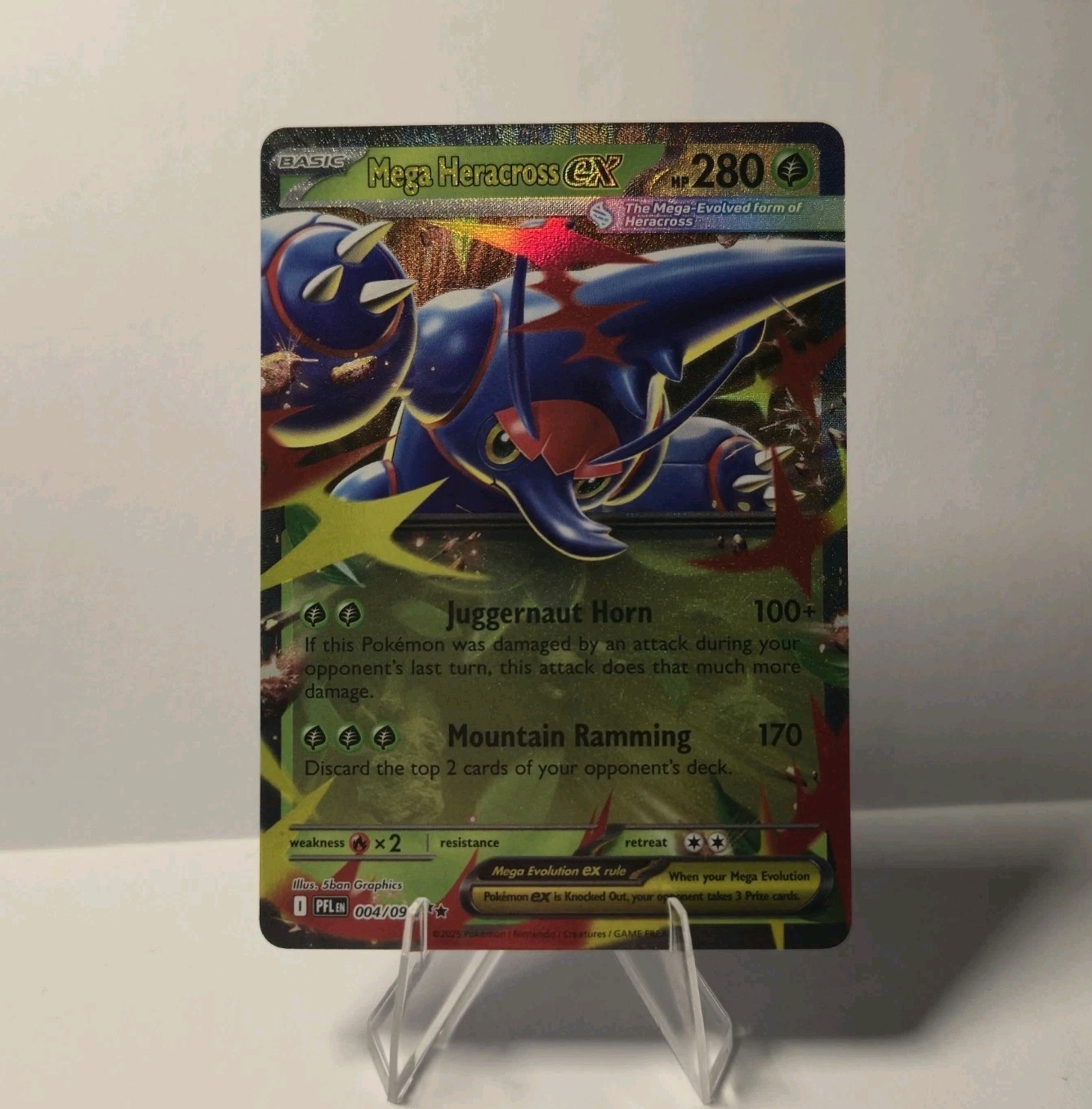 Pokémon Mega Heracross Ex 4/94 NM Phantasmal Flames