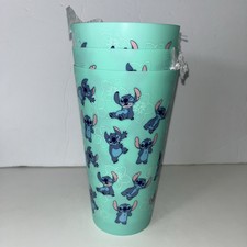 Disney Lilo Stitch New Hard Plastic 32 oz Cups Set of 3