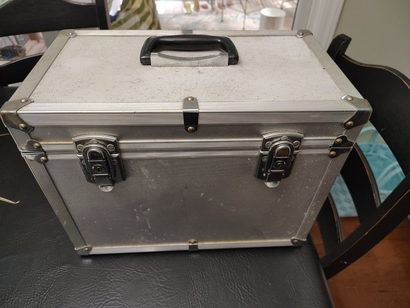 Field Strength Meter 120E NEMS-Clarke Company, and trimm commercial headphones