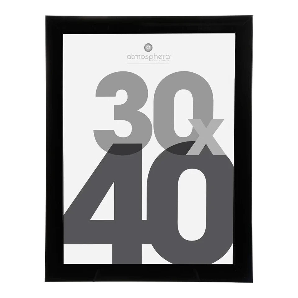 Cadre Photo "Classique" 30x40cm Noir - Photo 1/2