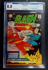 Flash #175 CGC 8.0 2nd Flash vs Superman race Vintage DC Comics 1967