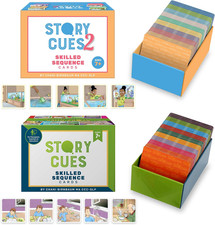 Story Cues Bundle: Sequencing Cards for Speech Therapy  Social Skills Games
