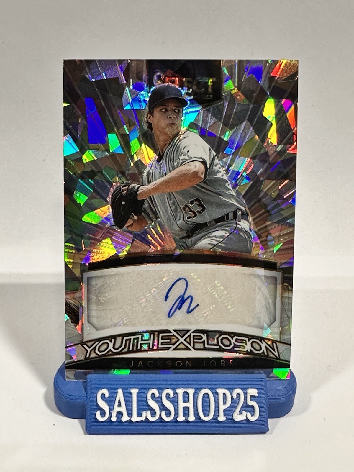 2023 Select Youth Explosion Signature Jackson Jobe #YES-JJ S Cracked Ice /23