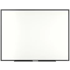 TRU RED Melamine Dry Erase Board Black Frame 4' x 3' (TR59363)