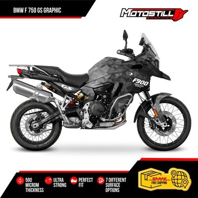 FIT FOR BMW F 900 GS  ADV / 2023 - 2025  GRAPHIC STICKER KIT (BLACK GRAY)